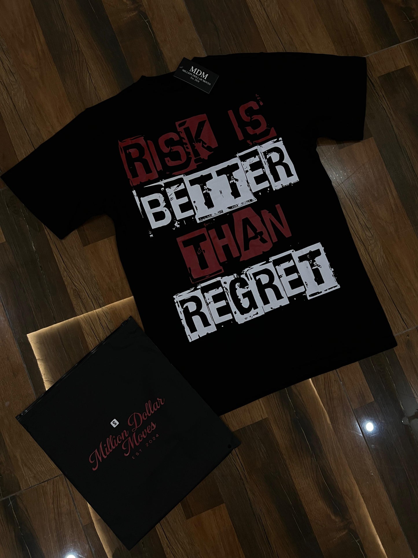 “Risk Is Better Than Regret” Tee 🎲 ❌